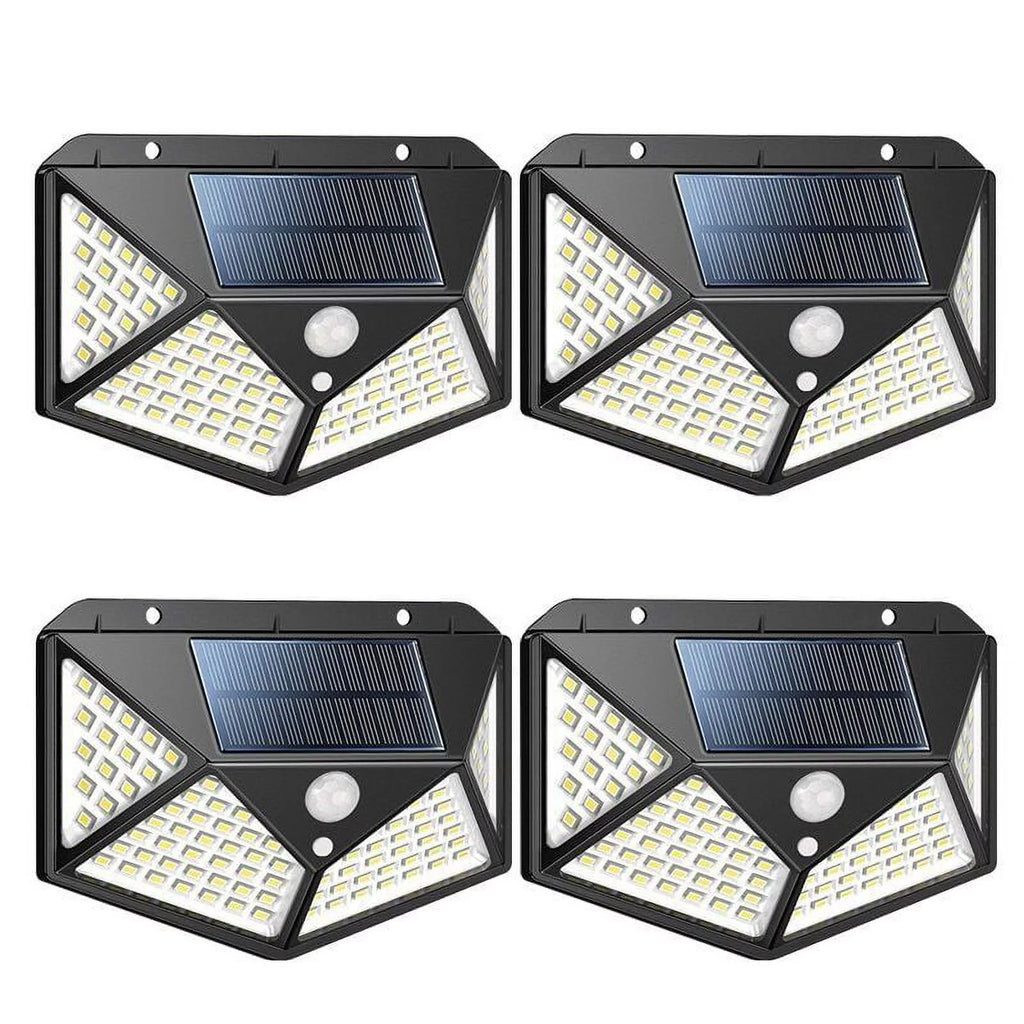 100LED Solar Motion Sensor Light IP65 Waterproof 4Pcs Y603