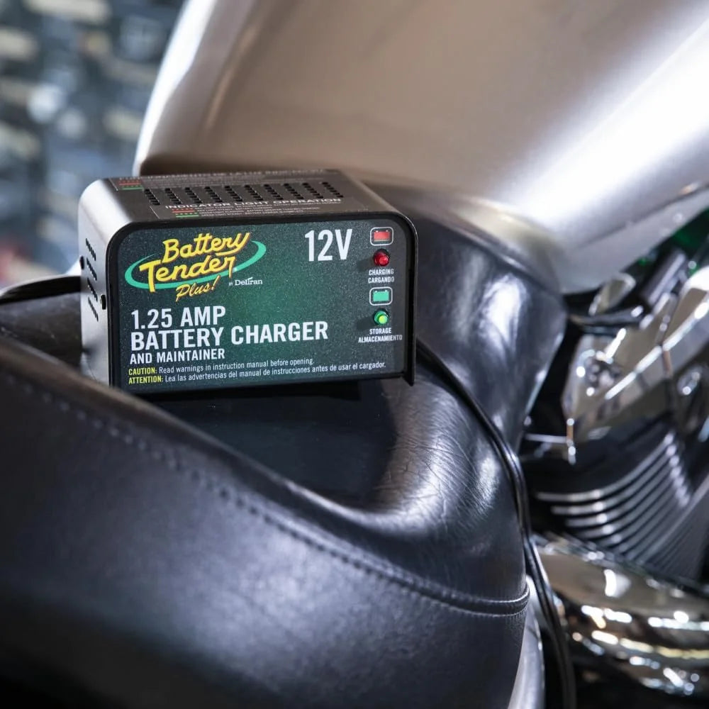12V 1.25 AMP Smart Automatic Battery Charger and Maintainer Y55515