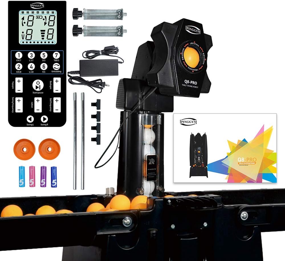 Table Tennis Ball Machine with Catch Net S88574