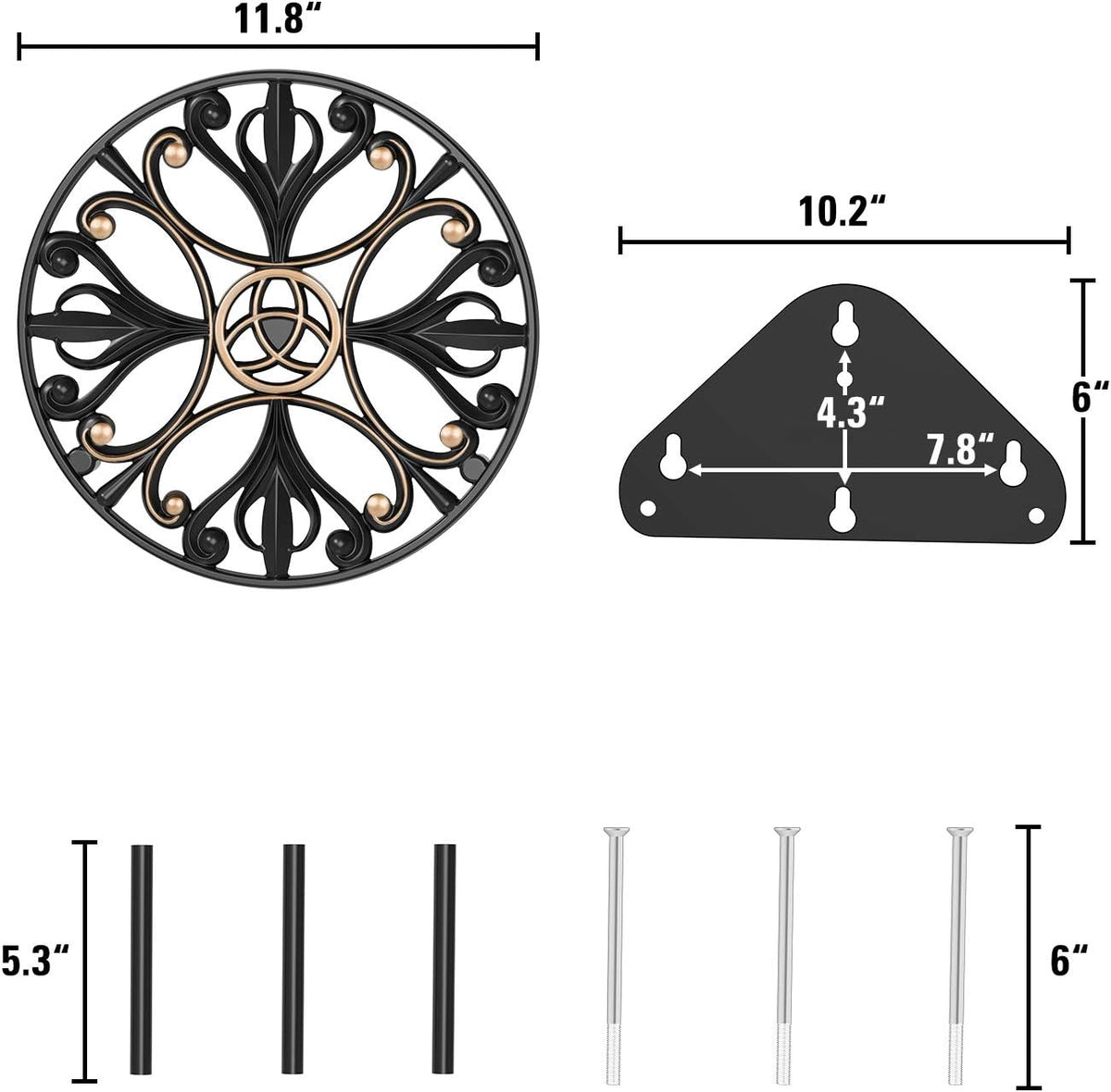 Stainless Cast Aluminum Garden Hose Holder E506249
