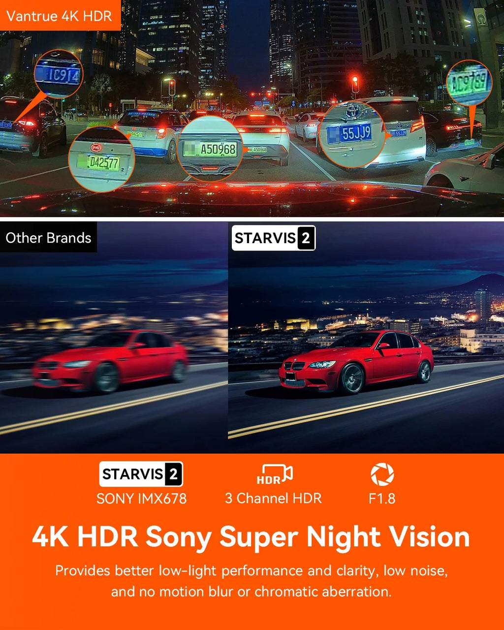 3 Channel 4K WiFi Dash Cam K702319