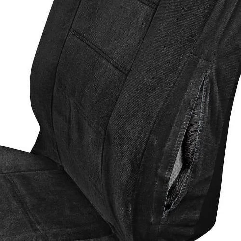 Dotted Cloth Car Seat Covers Front and Rear 9 Pieces X66364