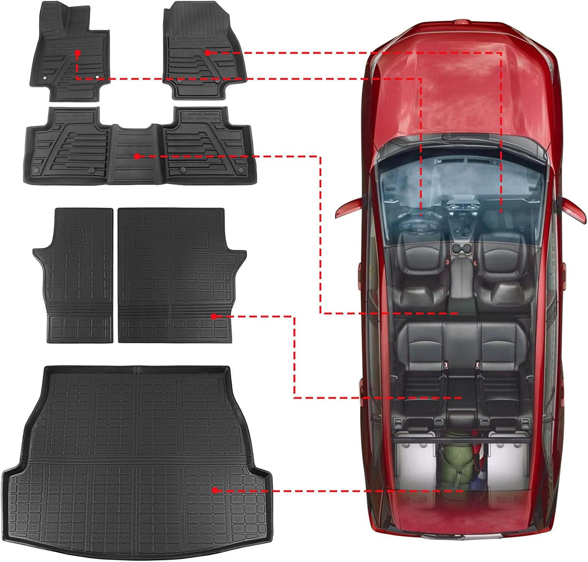 Toyota RAV4 Floor Mats and Rear Cargo Mat X3703