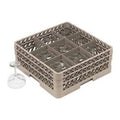 Beige 9 Compartment Full Size Rack with 2 Extenders B1738