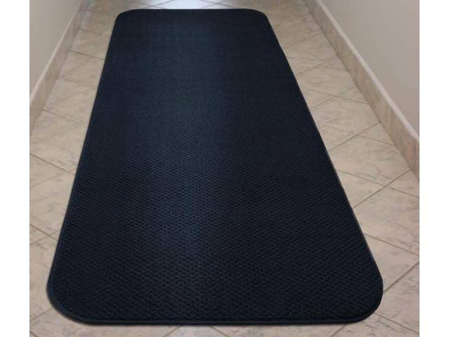 Navy Blue Skid-Resistant Carpet Runner 14 ft. x 36 in. V596