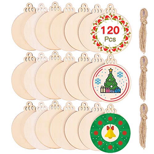 3.5" Unfinished Predrilled Wood Slices F6991
