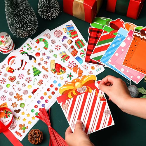 36 Pack Christmas DIY Picture Frames Craft Kit with Stickers N586588