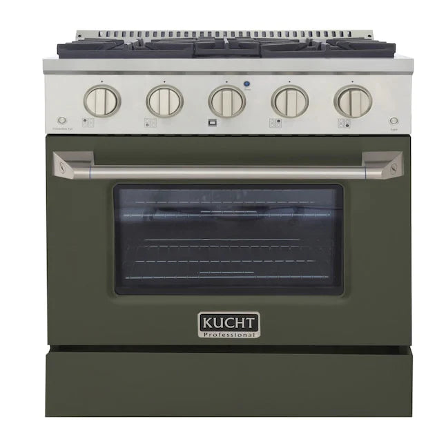 30 4.2 cu ft. Natural Gas Range Olive Green Y31137