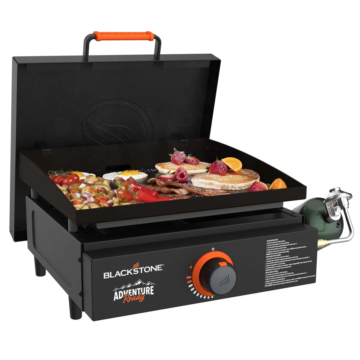 17” Propane Griddle with Hard Cover C40089