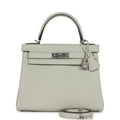 28 Gris Neve Togo Palladium Hardware Handbag S602227