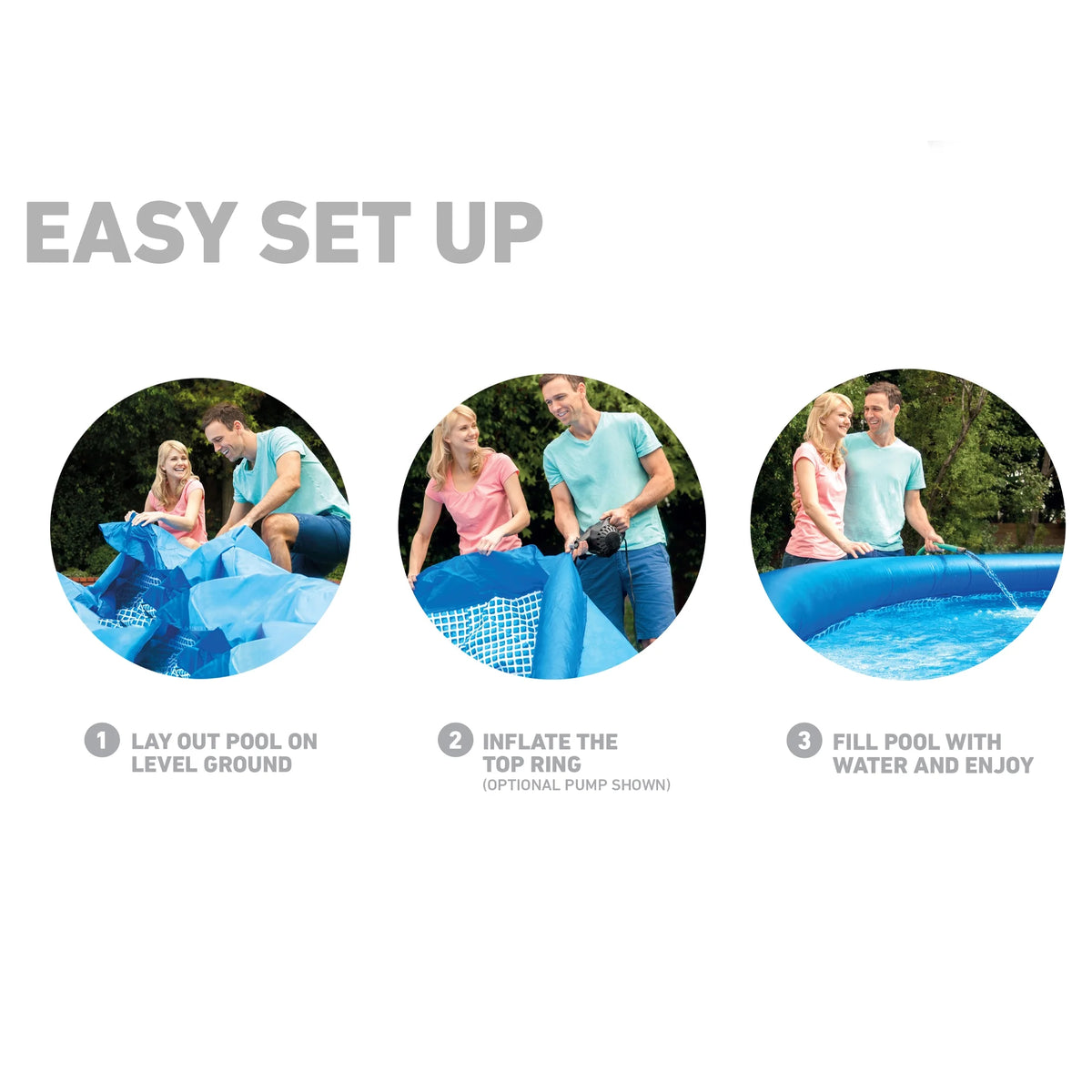 Easy Set Pool with Filter 13 Feet x 33 Inches I6373