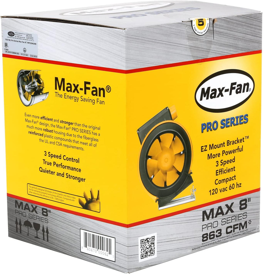 Inline Mixed Flow Fan with 3-Speeds T981196
