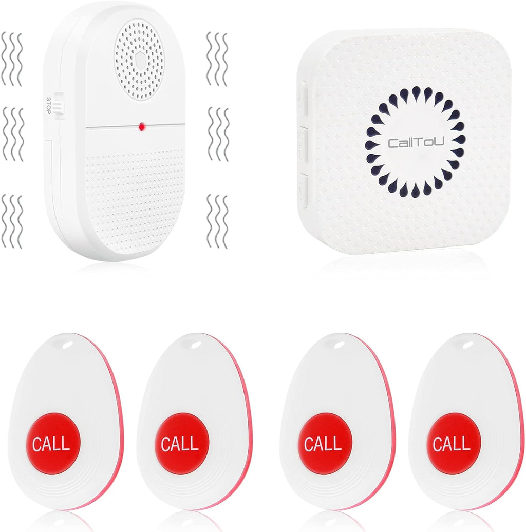 Caregiver Pager Call Button Emergency Alert System V242