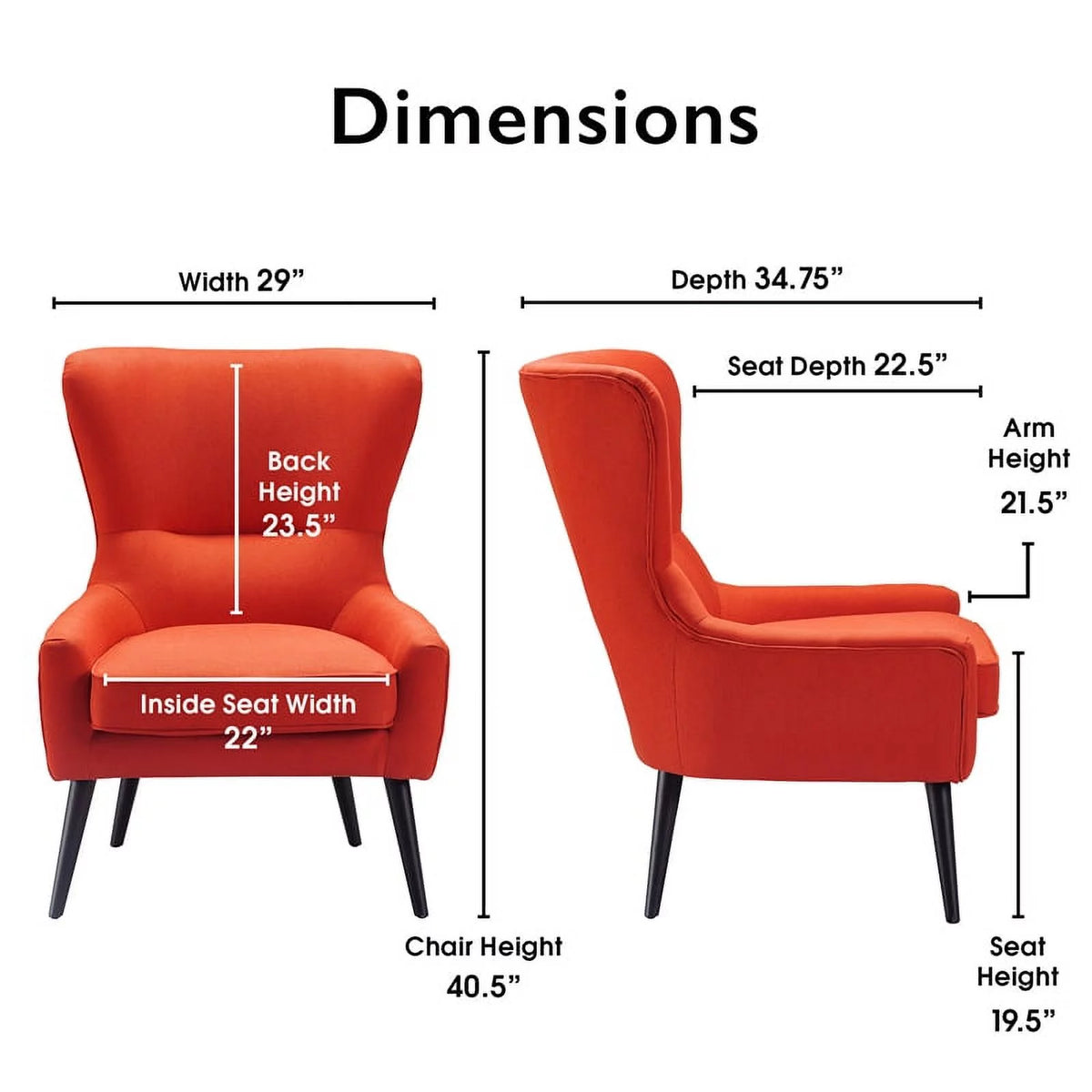 Auburn Wingback Chair X25790