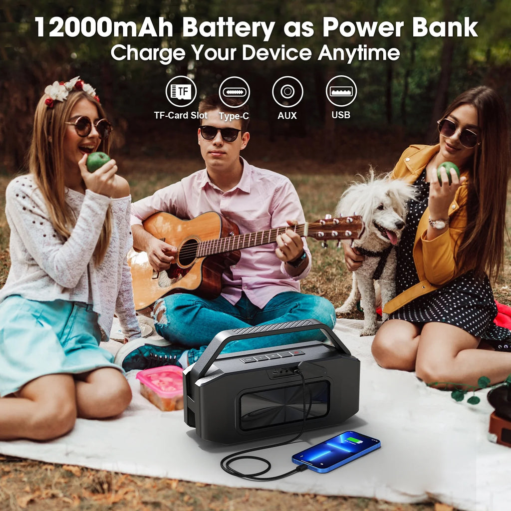 Portable Bluetooth Speaker with Rich Bass J949375