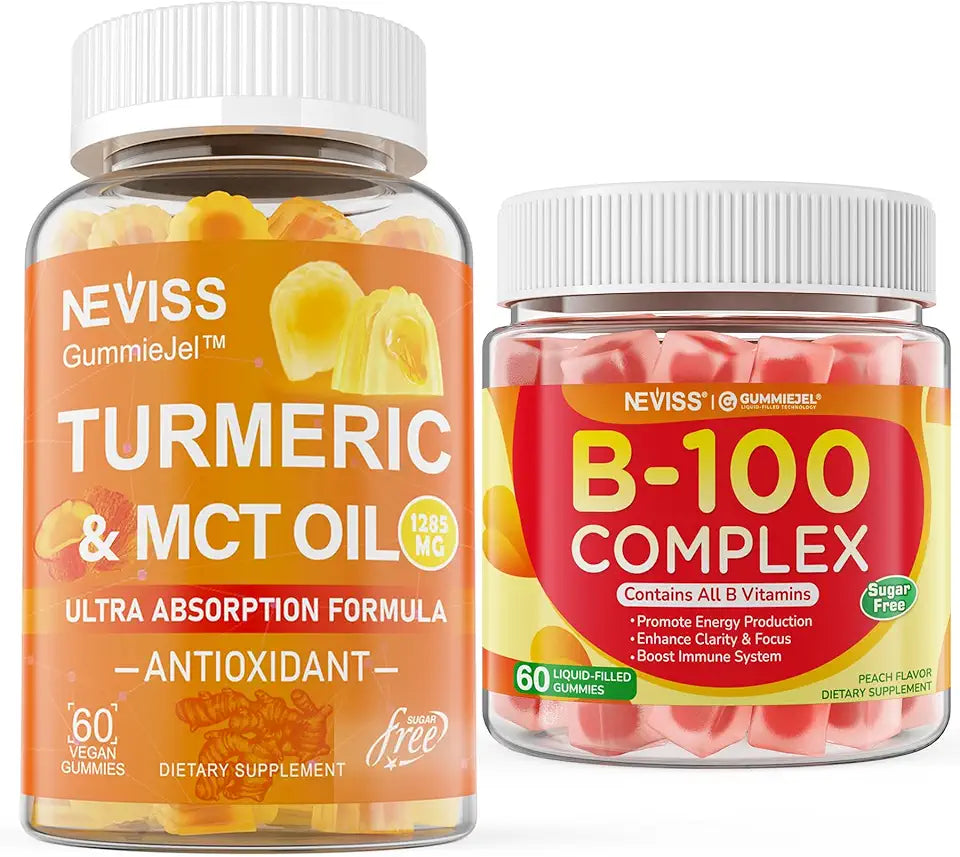 Turmeric Gummies 1000mg Vitamin B100 Complex Gummies E1494