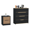 2-Piece Bedroom Set with Nightstand and Dresser M280972