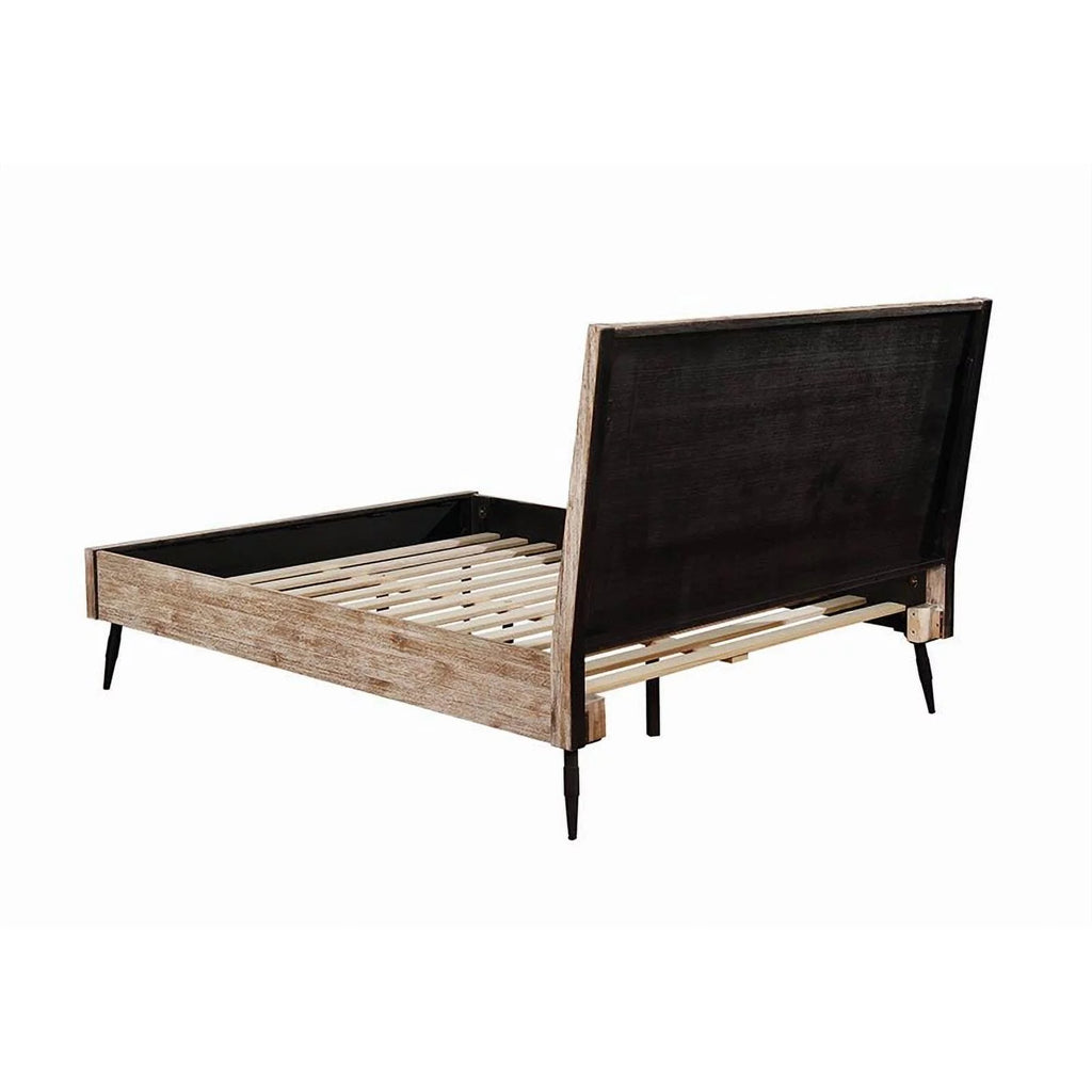 4-piece Brown Wood Eastern King Bedroom Set R906248