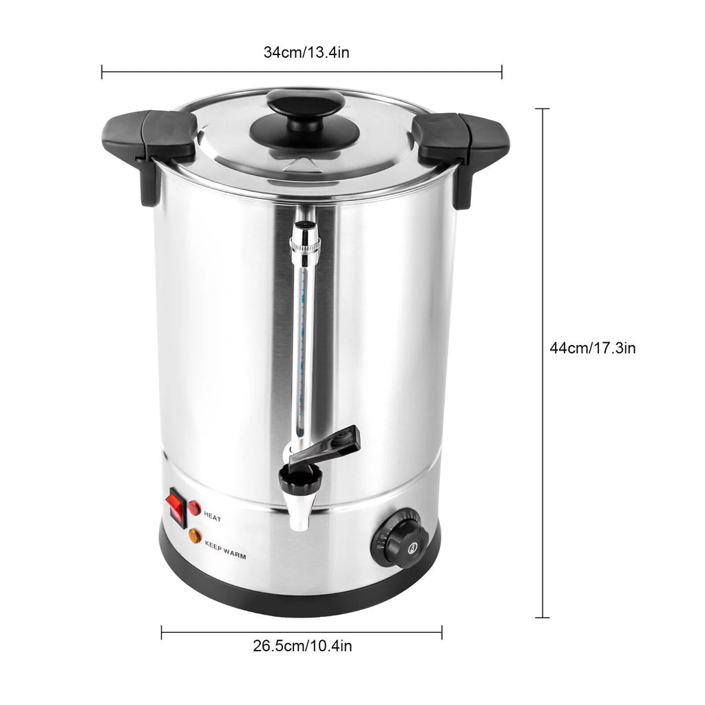 Commercial Grade Stainless Steel 12L Coffee Urn C6269