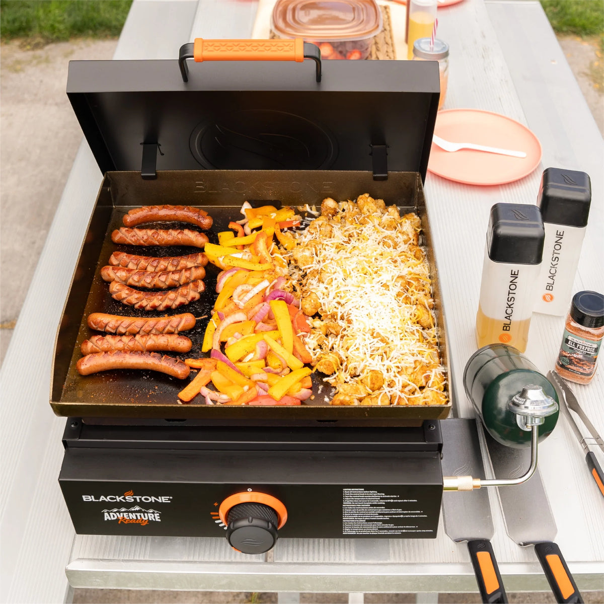 17” Propane Griddle with Hard Cover C40089