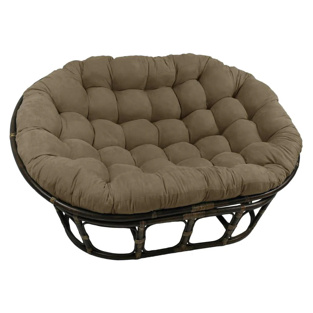 Solid Microsuede Double Papasan Cushion H79308