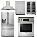 30 Electric Range, Range Hood, Refrigerator, Dishwasher, Wine Cooler N468183