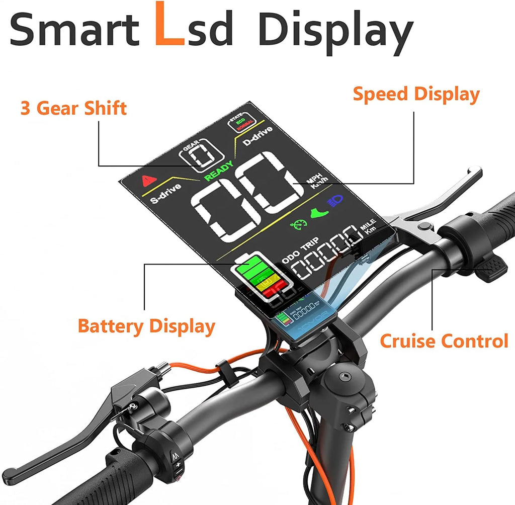 Dual Motor Electric Scooter, 2000W Up to 37 MPH & 50 Miles, 10 Off-Road Tires N283