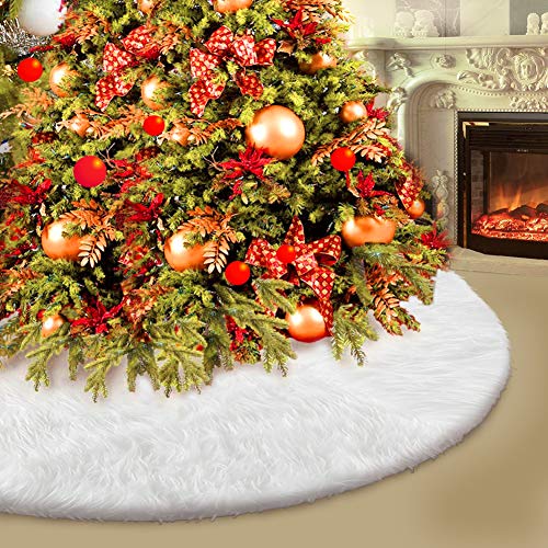 Plush Christmas Tree Skirt Y946
