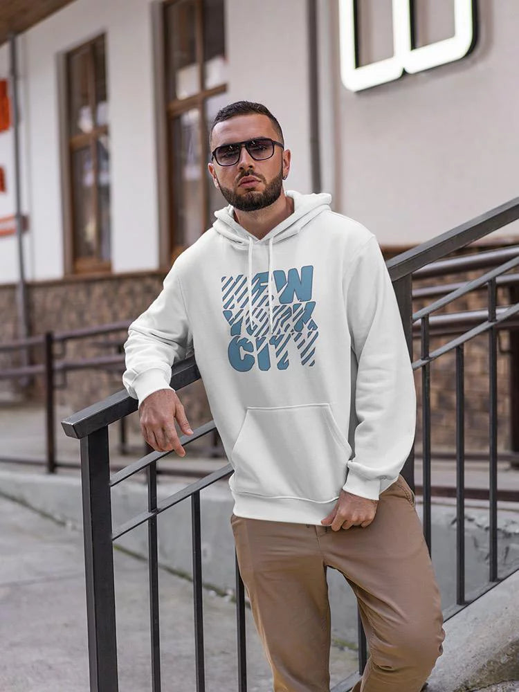 Striped Hoodie Men Large C957