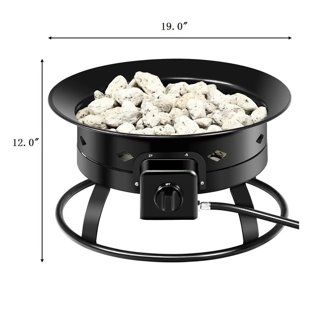 Portable Propane Fire Pit V9655