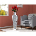 Tall Crushed Diamond Floor Vase P8893