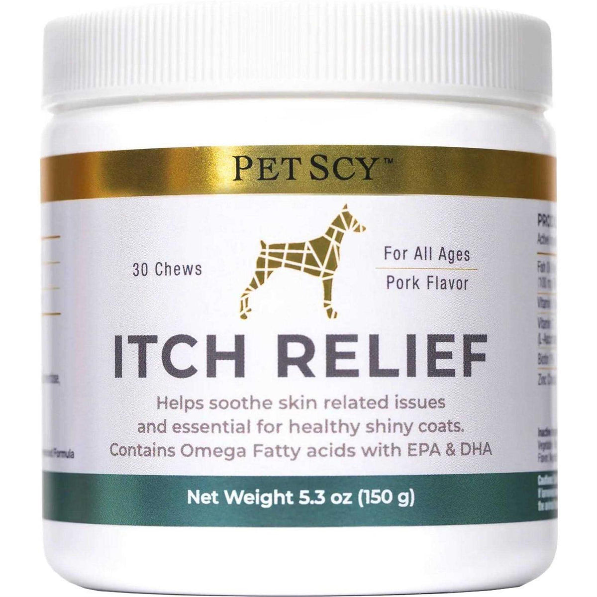 Dog Itch Relief with Fatty Acids EPA DHA Omega P2103