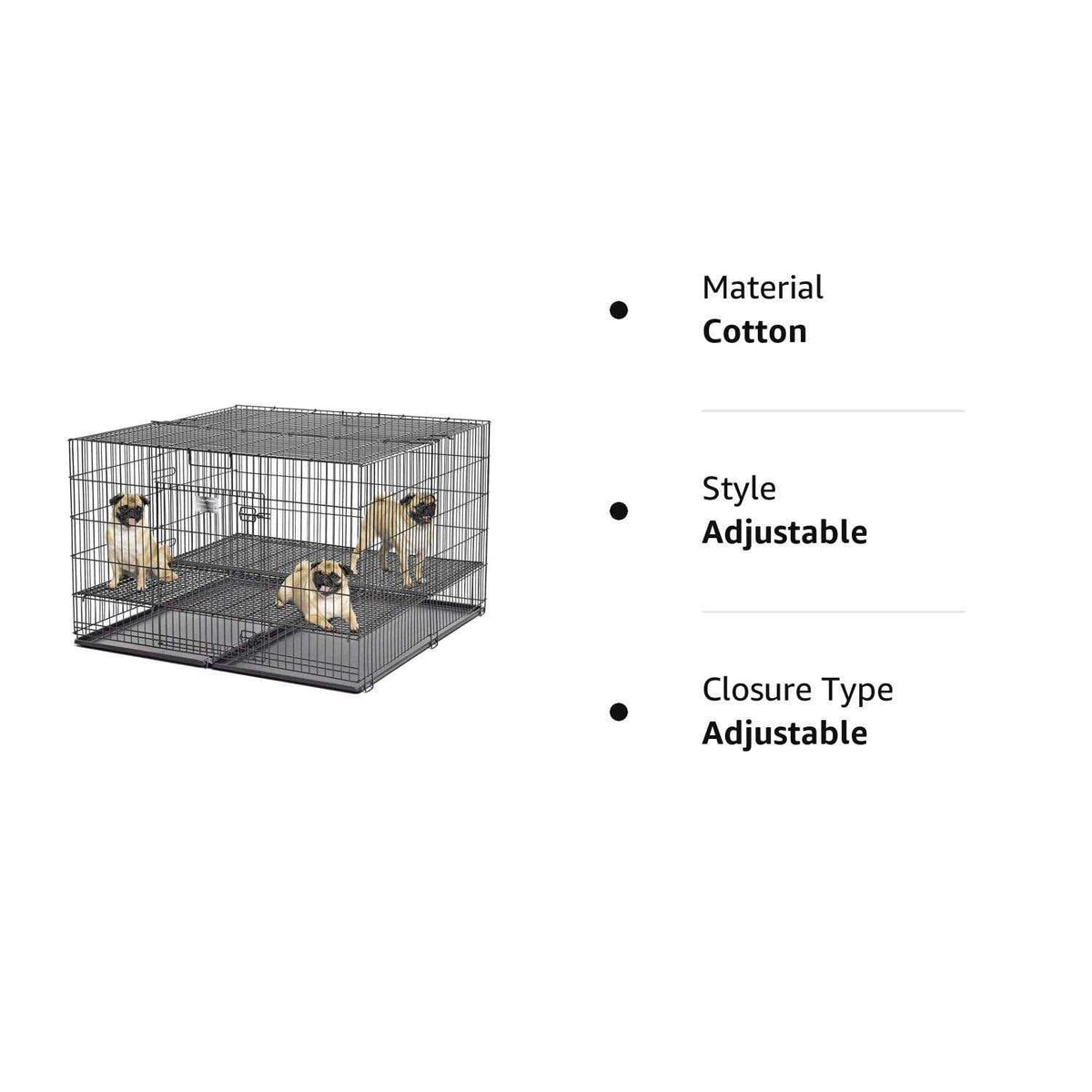 Puppy Playpen with Plastic and Floor Grid L456