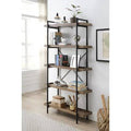 Rustic Oak Standard Bookcase M7802