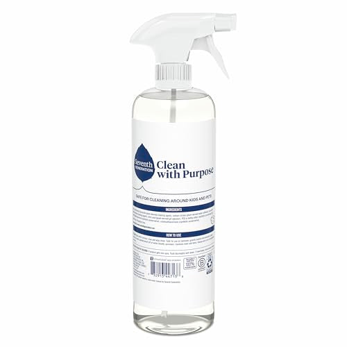 All Purpose Cleaner, Biodegradable Formula, Free & Clear, 23 oz (Pack of 4) K227