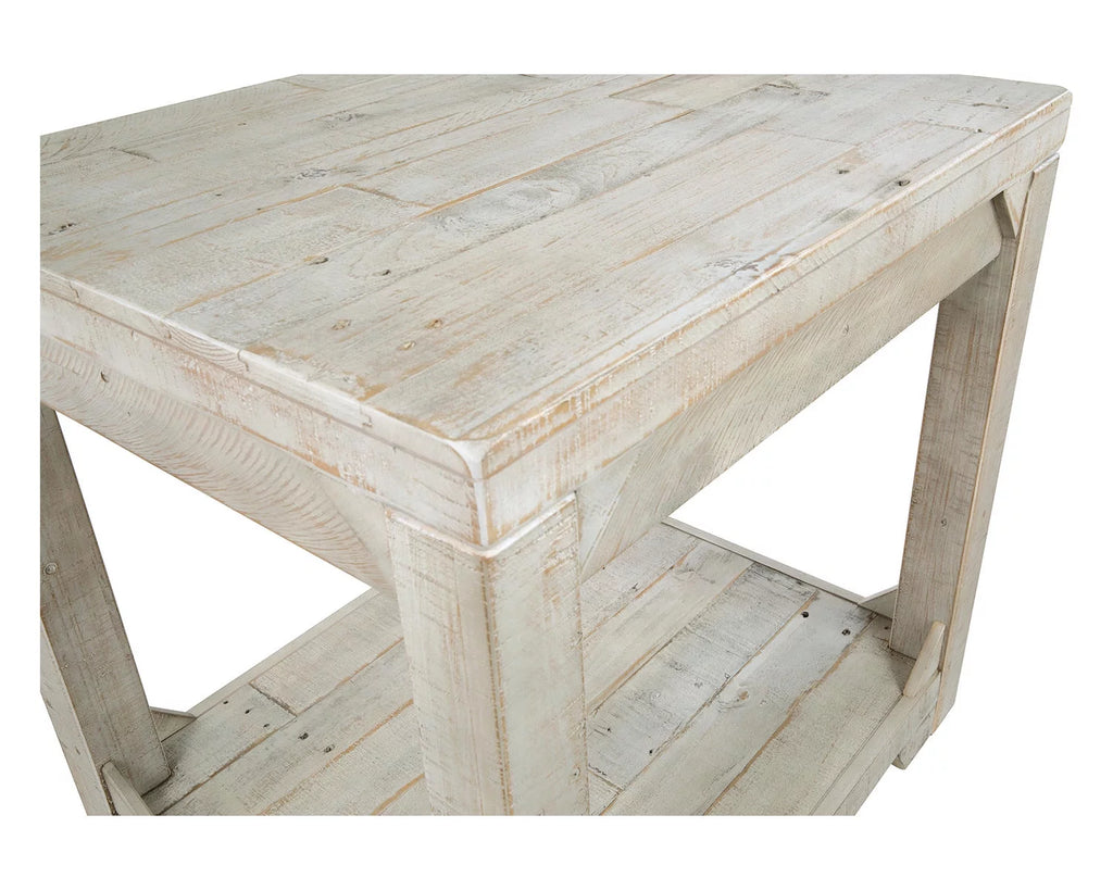 Whitewash End Table P750