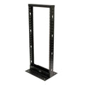 25U 2-Post Open Frame Server Network Rack Black G32951