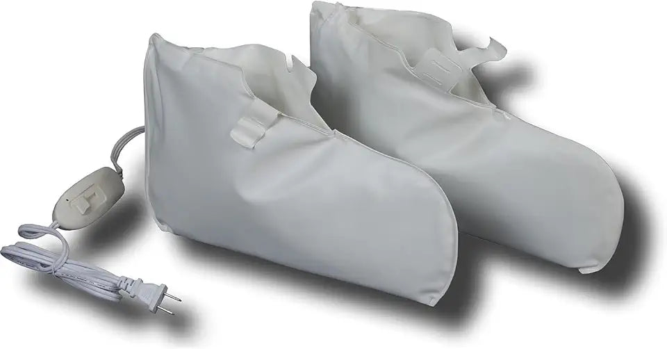 White Heated Booties V382013