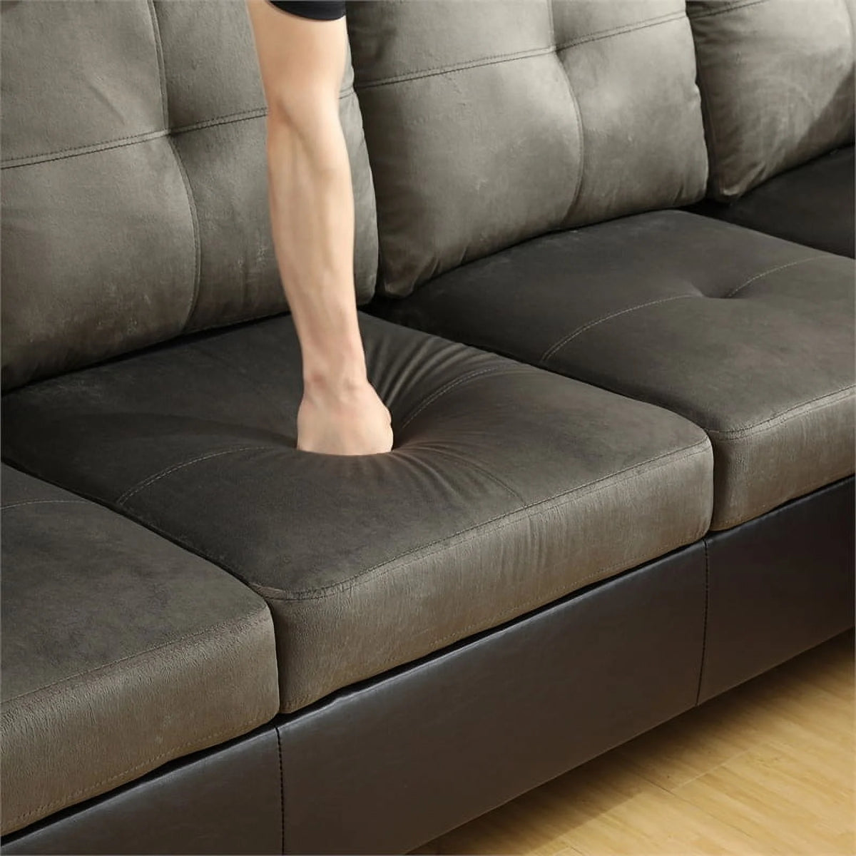 L Shaped Sectional Sofa A70403