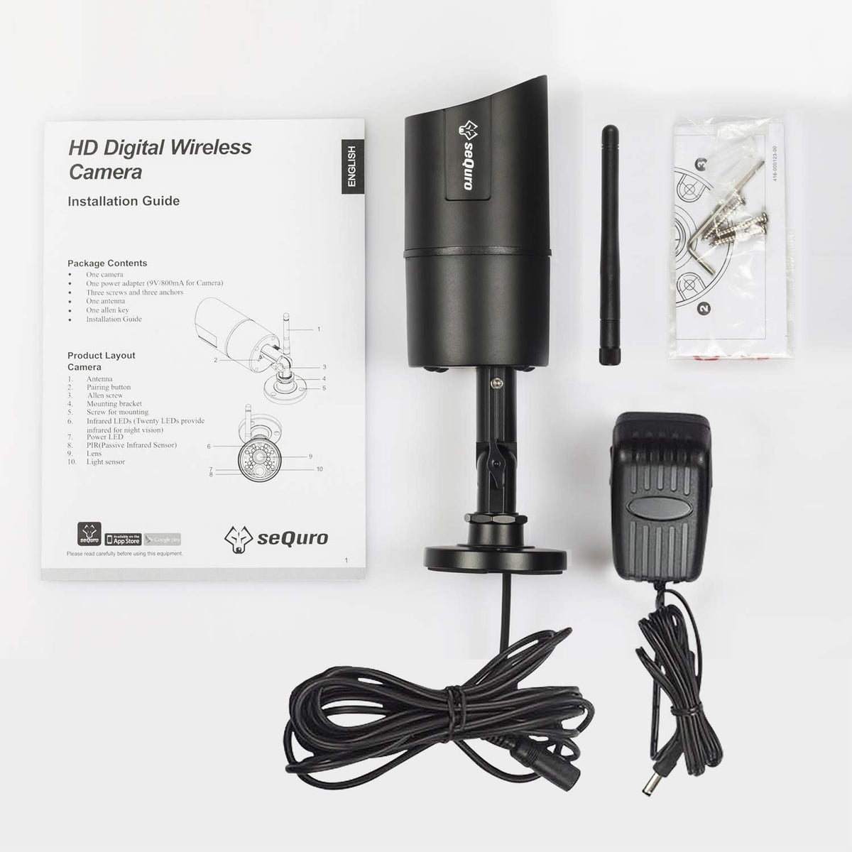 Black Weatherproof IP66 Bullet Camera V52480