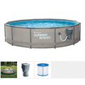 12 ft x 33 in Above Ground Frame Swimming Pool Set with Pump U171