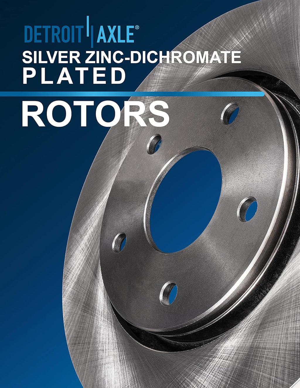 Front Disc Rotors + Ceramic Brake Pads 6pc Set B79509
