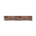 1 in. x 8 in. x 23-1/2 in. Mixed Brown Reclaimed Wood Plank 8-Panels A192901