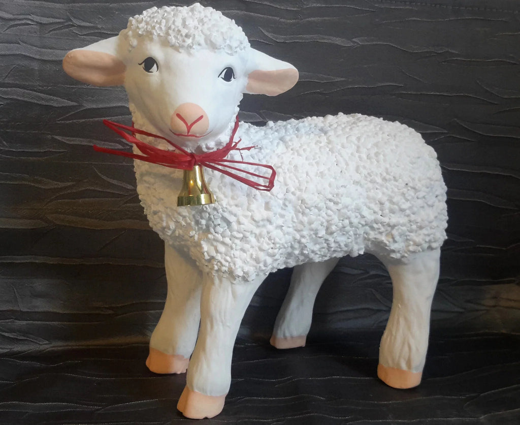 Large Standing Easter Lamb 7.5" High W244