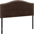 Upholstered Dark Brown Headboard W50252