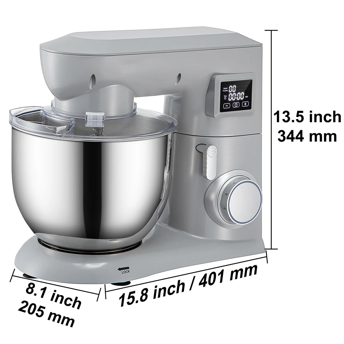 6-Speed Tilt-Head 7.4 Qt 450W Stand Mixer N3506