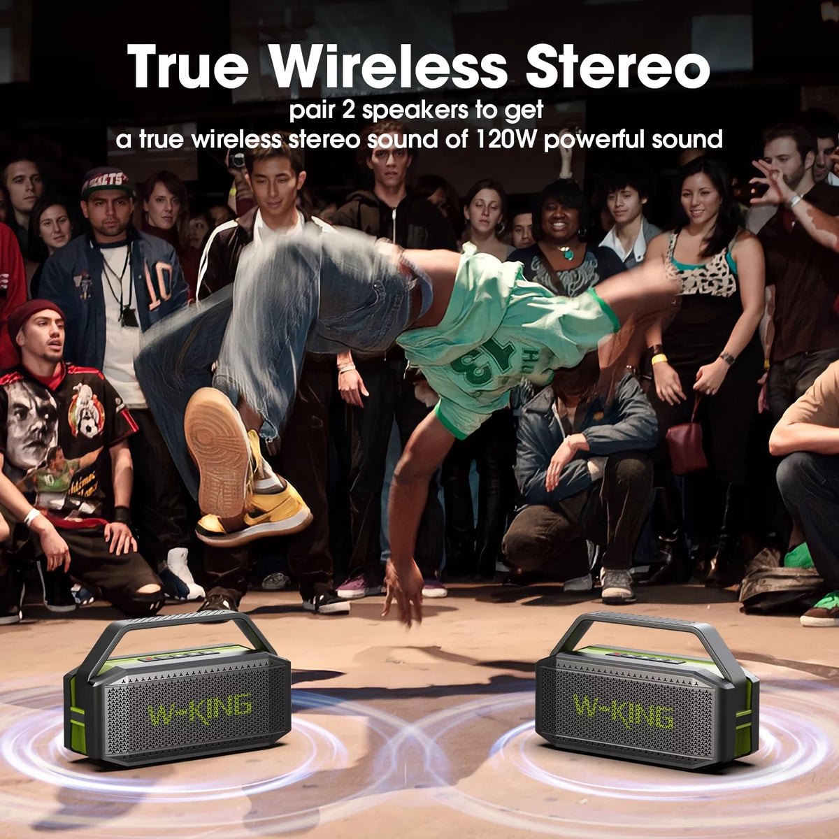 Portable Bluetooth Speaker with Rich Bass J949375