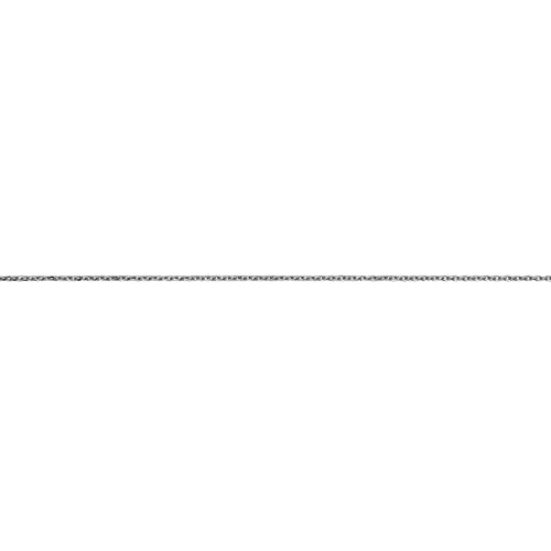 10 Karat White Gold Cable Chain C68113