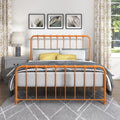 Metal Platform Bed Full Navy Blue J842305