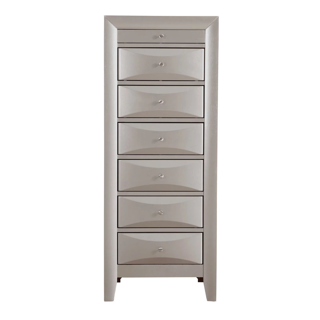 Silver Champagne 7-Drawer Chest N65121